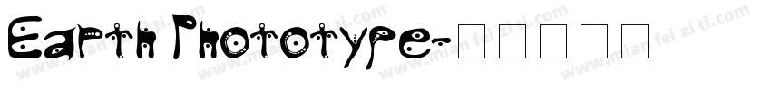 Earth Phototype字体转换